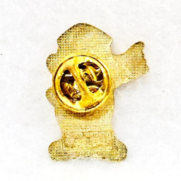 Rare Super Mario Brothers Luigi Vintage 1988 Tac Pin Collectible - Picture 2 of 3